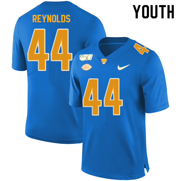 2019 Youth #44 Elias Reynolds Pitt Panthers College Football Jerseys Sale-Royal